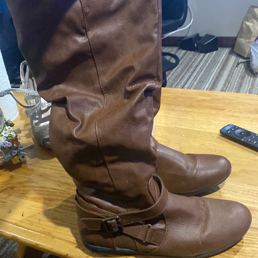 Brown long boots. Brand Route 66 - Picture 3 of 3